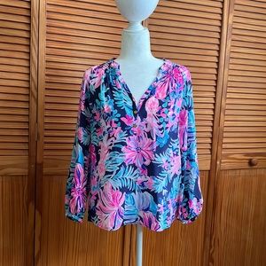 Lilly Pulitzer XS Silk Shirt